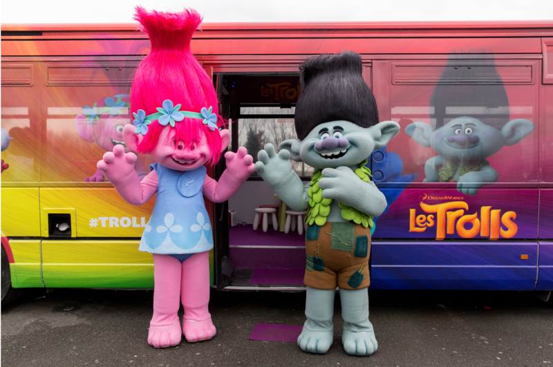 “Hit the road !” avec les Trolls
